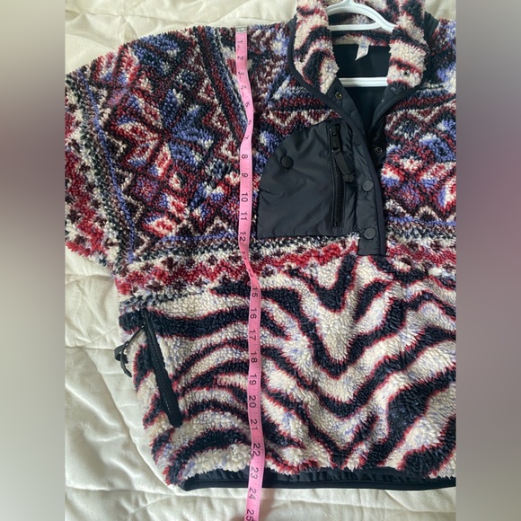 FP Movement Rocky Ridge Pullover in Purple Zebra Combo Size S - Picture 13 of 15